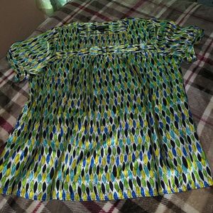 Lane Bryant short sleeved blouse